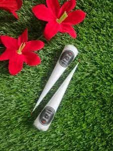 Pack of 2 White Henna Cone