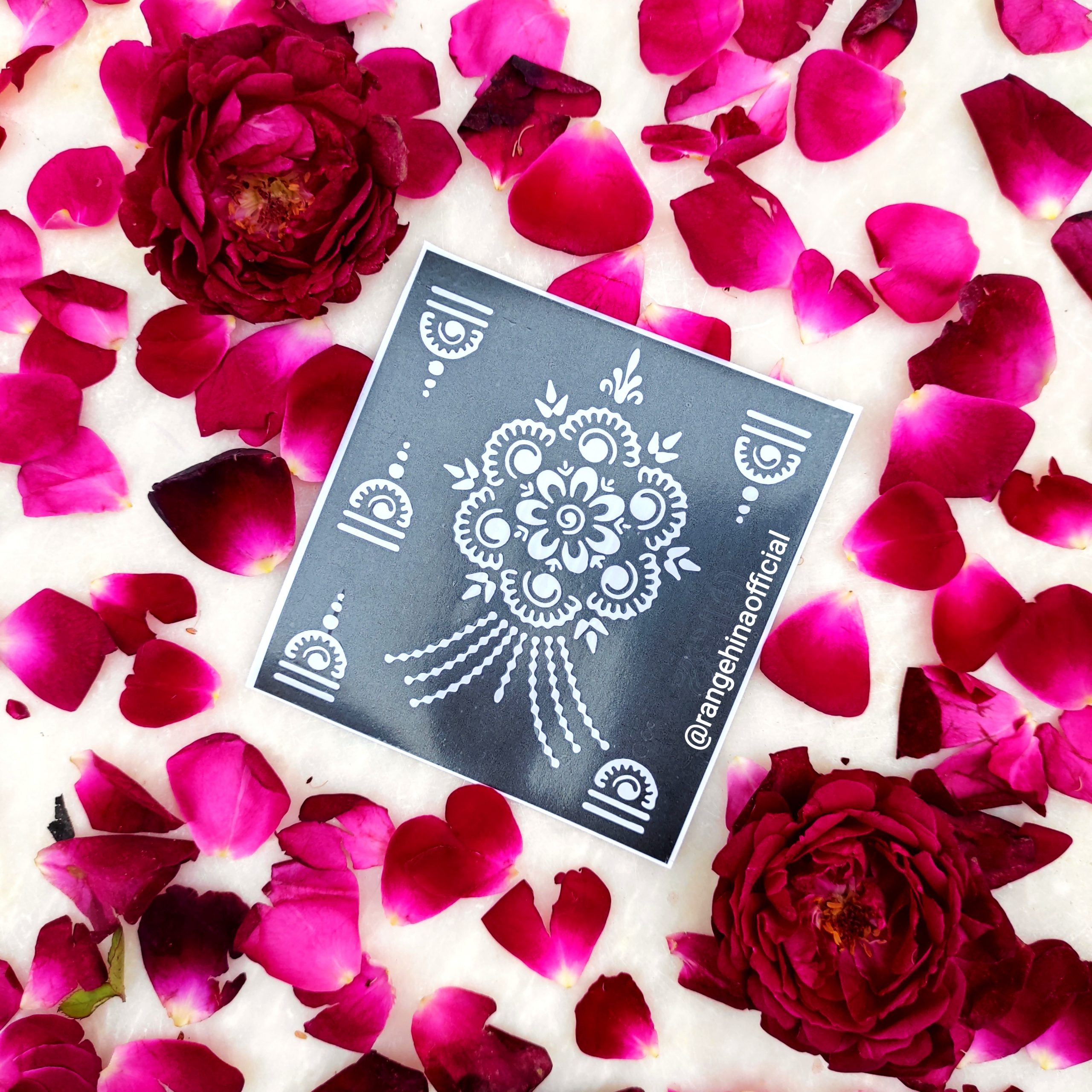Reusable Henna Stencil GT32 Rang e Hina