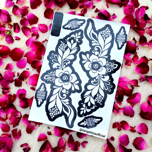 Reusable Henna Stencil - D20