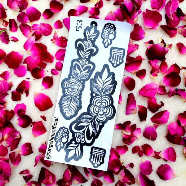 Reusable Henna Stencil - D53
