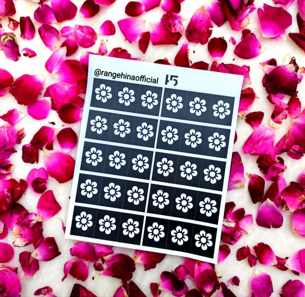 Reusable Henna Stencil - F45