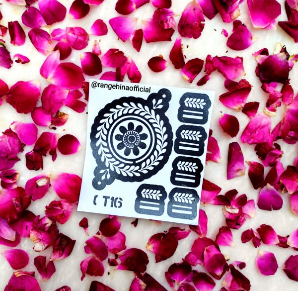 Reusable Henna Stencil - GT16