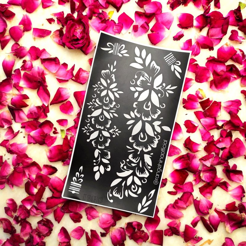 Reusable Henna Stencil SH61 Rang e Hina