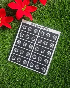 Home 57 Reusable Henna Stencil - F55