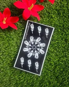 Home 58 Reusable Henna Stencil - ST06