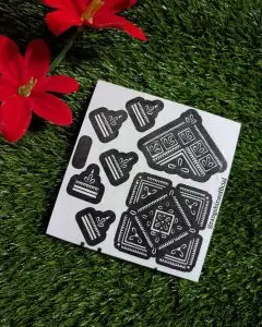 Home 53 Reusable Henna Stencil - GT97