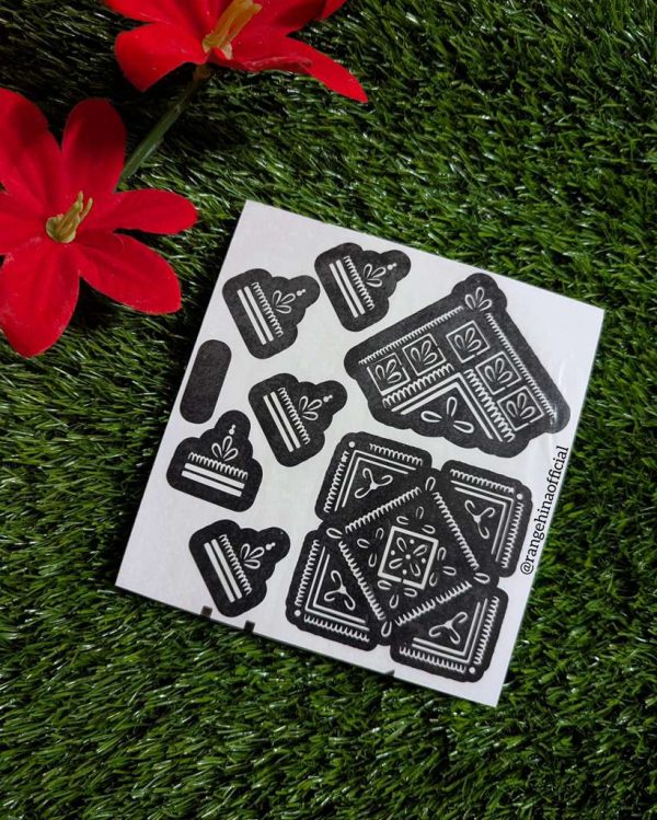 Reusable Henna Stencil - GT97