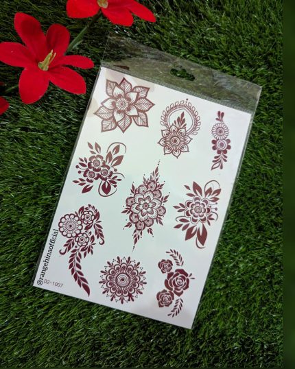 Temporary Henna tattoo - D2-1007