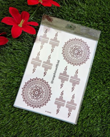 Temporary Henna tattoo - W0848S