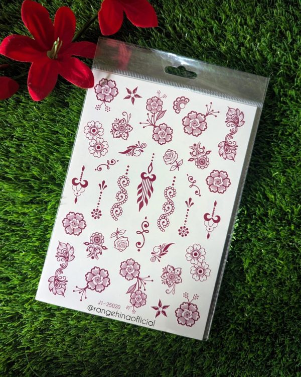 Home 42 Temporary Henna tattoo - J1-25020